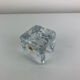 Juhava "ice cube" glass candlestick, vintage