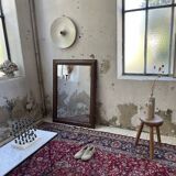 1900 wooden mirror with nails