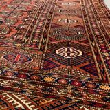 Turkmen tekke main carpet, 290x240 cm