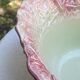 Large vintage salad bowl in the shape of a pink cabbage – barbotine earthenware – 1980s