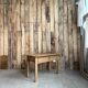 Petite console ou table de chevet en pin massif (rénovée)