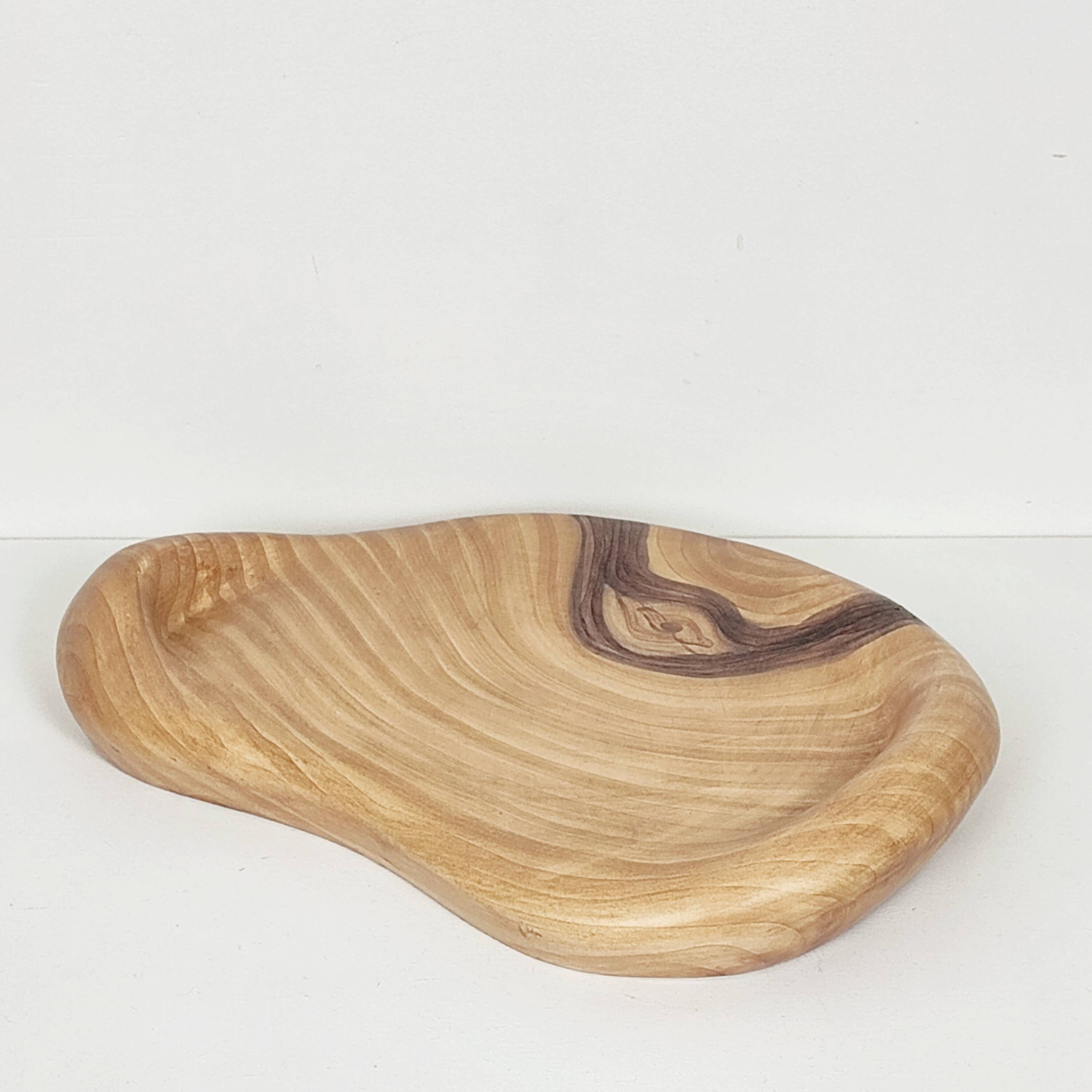 "Faux wood" dish Vallauris 60'