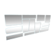Lot de 13 miroirs vintage, décoration rétro