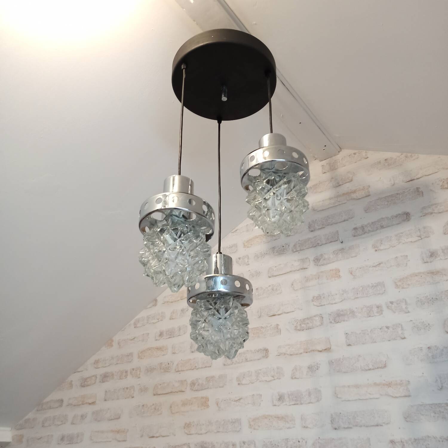 Vintage waterfall pendant light