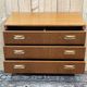Commode basse 3 tiroirs de la marque GPlan en teck des années 70