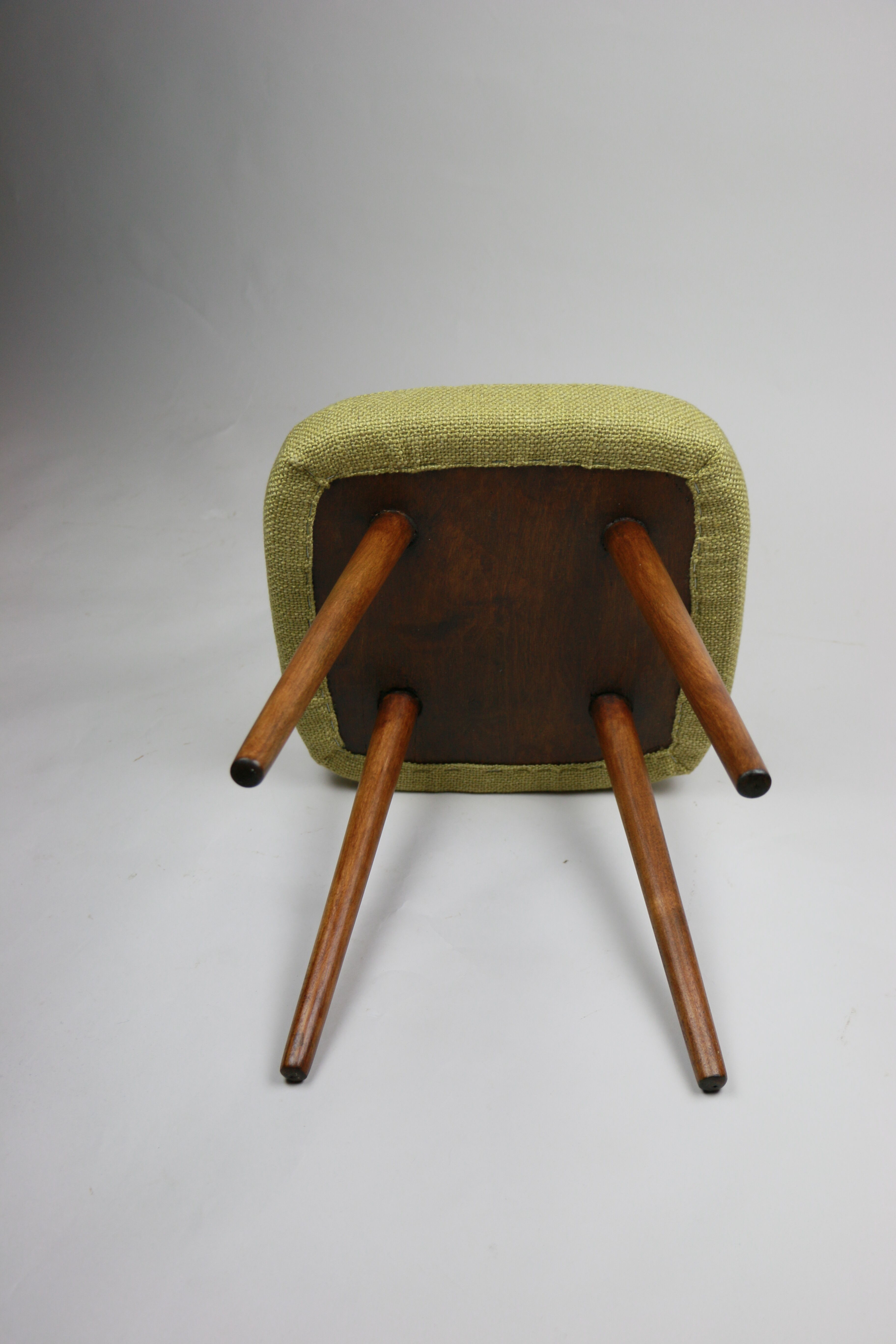 Vintage yellow stool, 1970