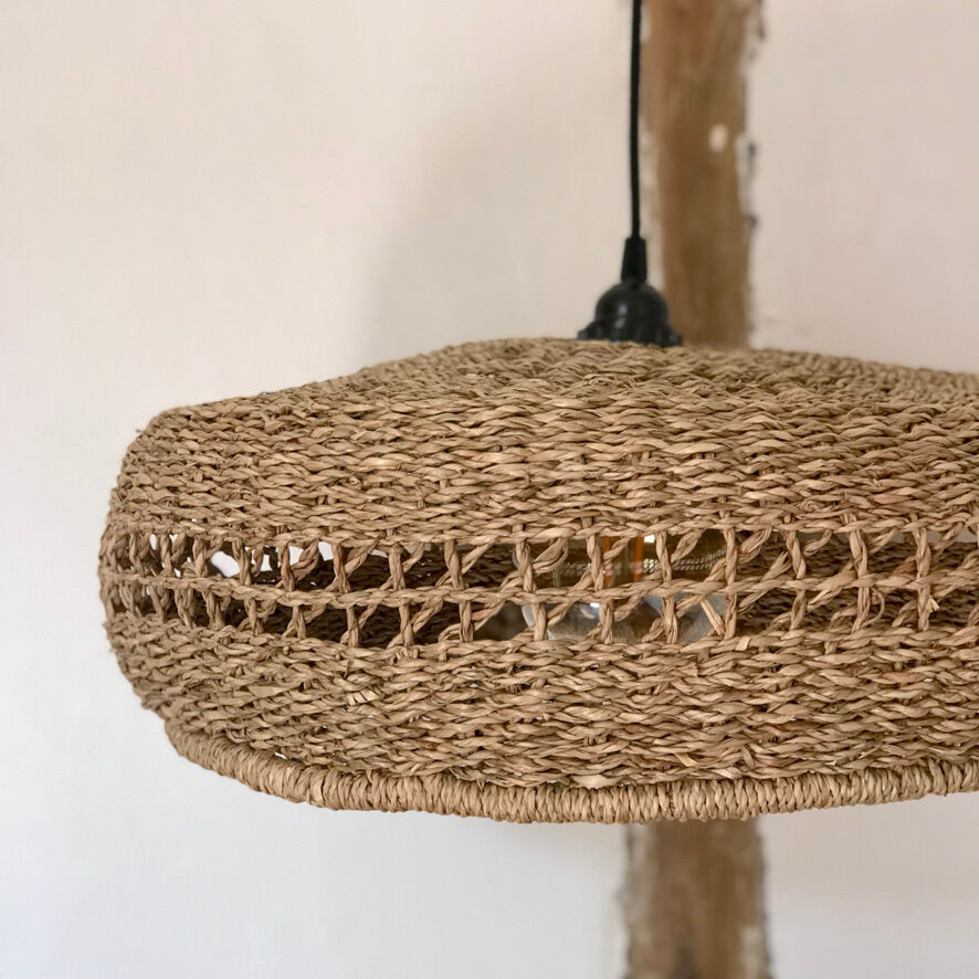 Wicker basket suspension