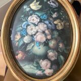 Helda painting enamels on copper