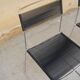 Chaise « scoubidou » vintage noire