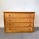 Commode en rotin vintage