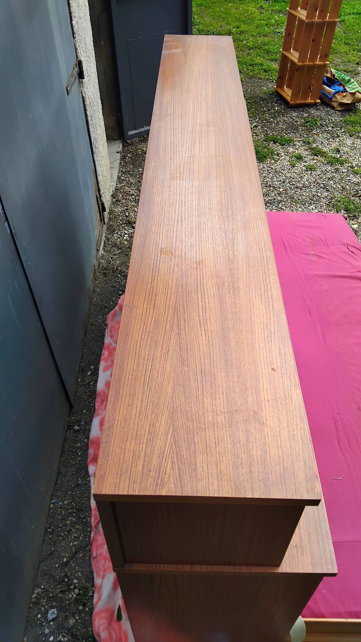 MEUBLIT vintage bed and desk furniture from the 50s and 60s, teak