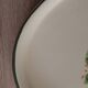 Plat de service ovale rétro décor panier de cerises