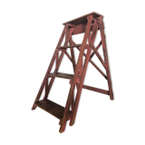 Industrial stepladder crafting foldable wooden painter