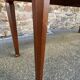 Large bistro café table Alsatian winstub restaurant 1930