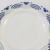 Lot de 7 assiettes plates Moulin des Loups Serpentin