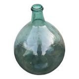 Dame jeanne bouteille jarre ancienne en verre vert