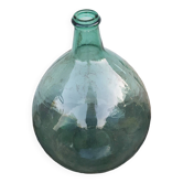 Dame jeanne bouteille jarre ancienne en verre vert