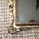 Ancient mirror of the 20th Italy 19x25cm