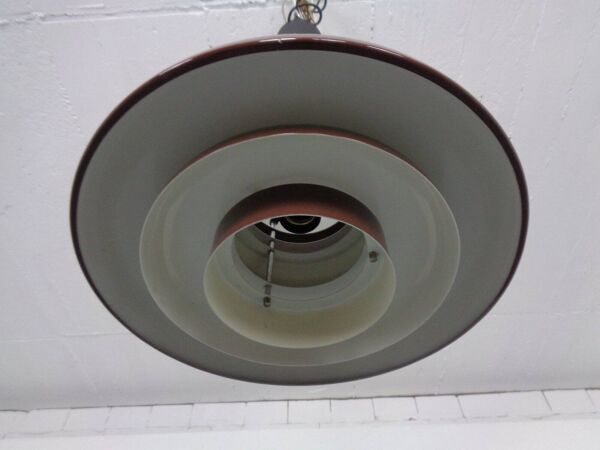 Lamella Ceiling Lamp by Carl Thore for Granhaga Metallindustri, Sweden, 1960s