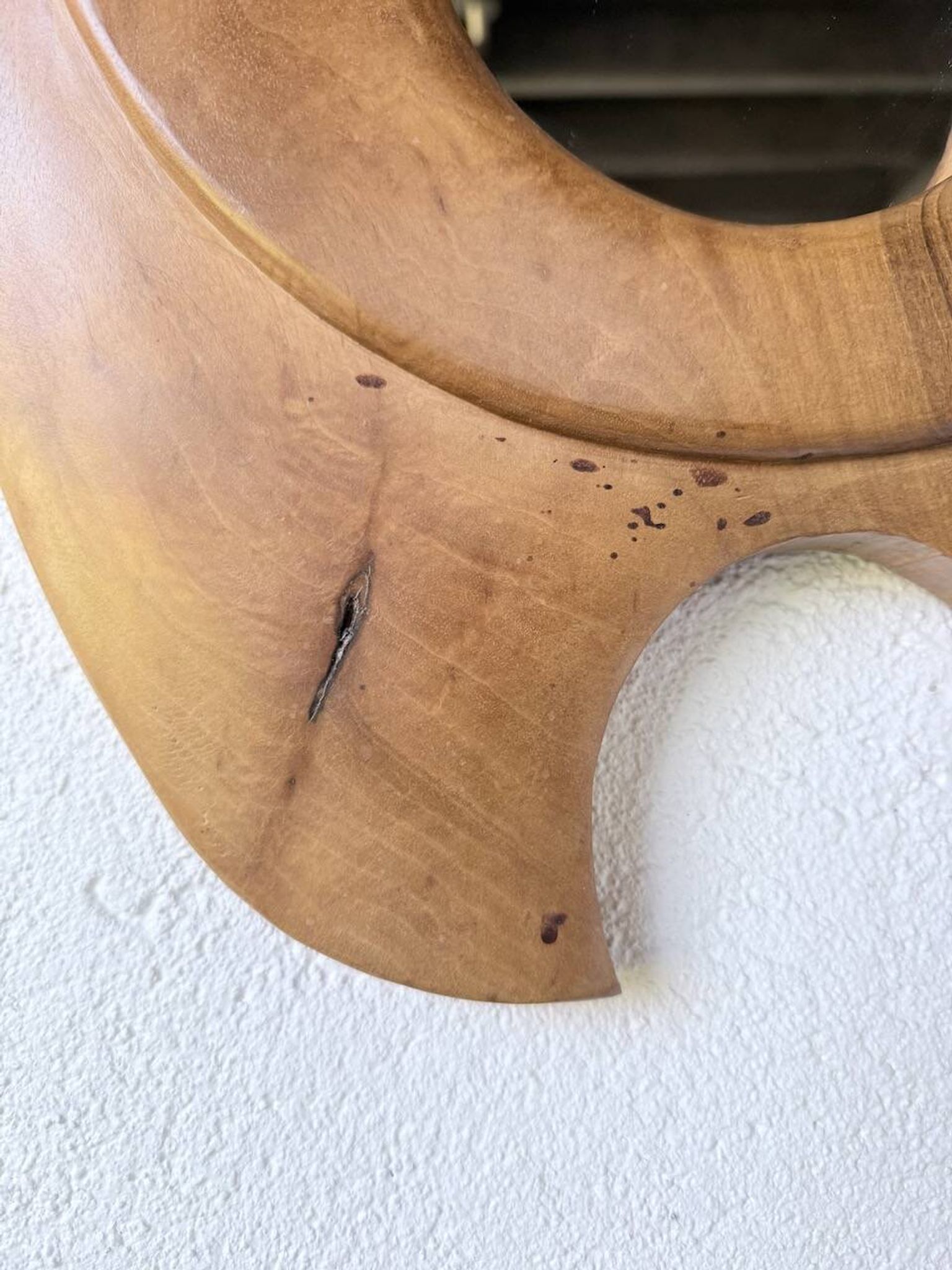 Organic walnut mirror 1960