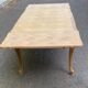 Table à manger Louis XV extensible rénovée en bois brut