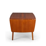 Danish design freestanding teak desk, 1960s