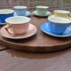 Villeroy & Boch Pastel 1960 Service – 6 Cups & Saucers – Vintage