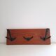 Teak coat hook from the 60s