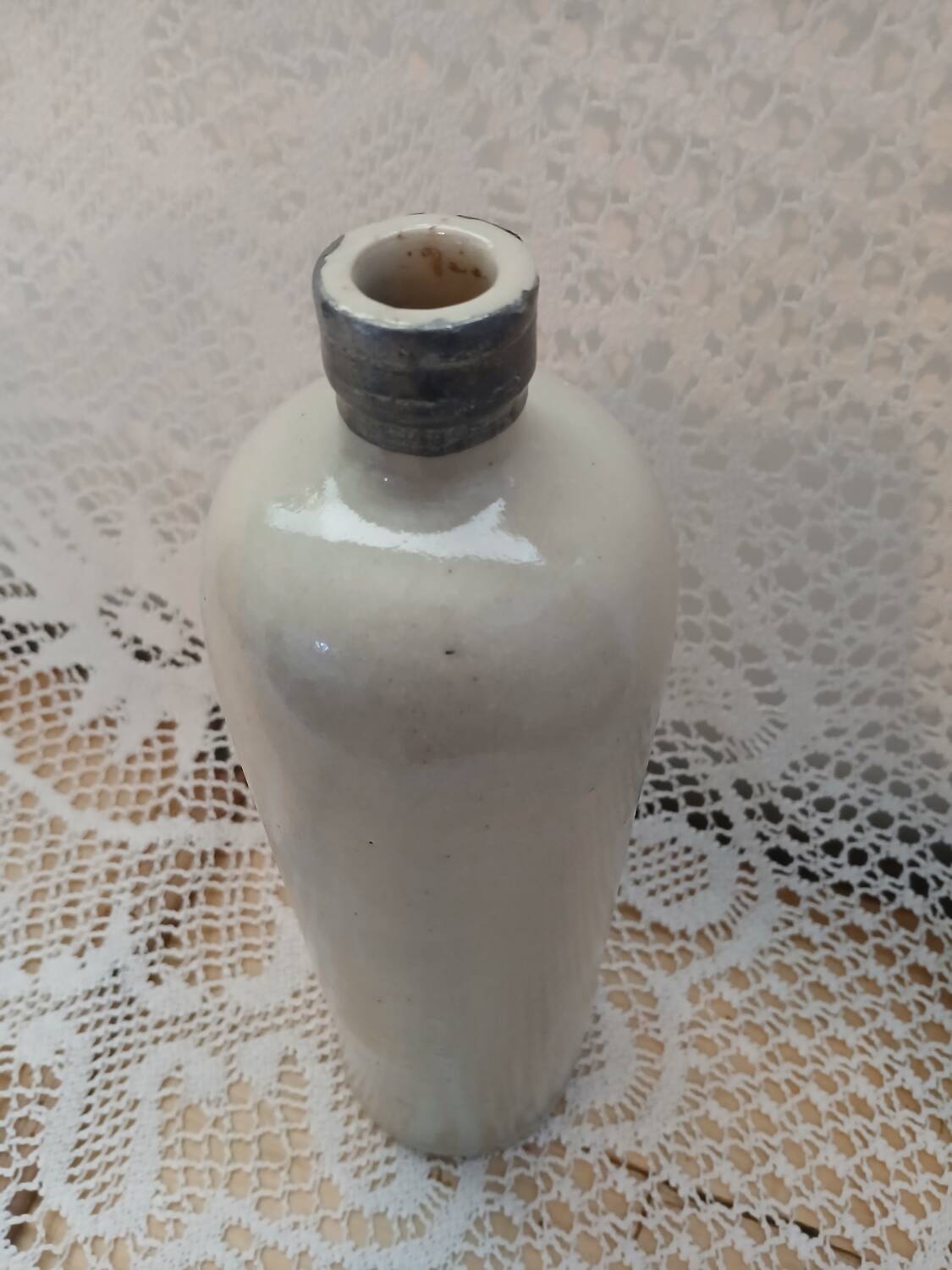 Antique stoneware bottle