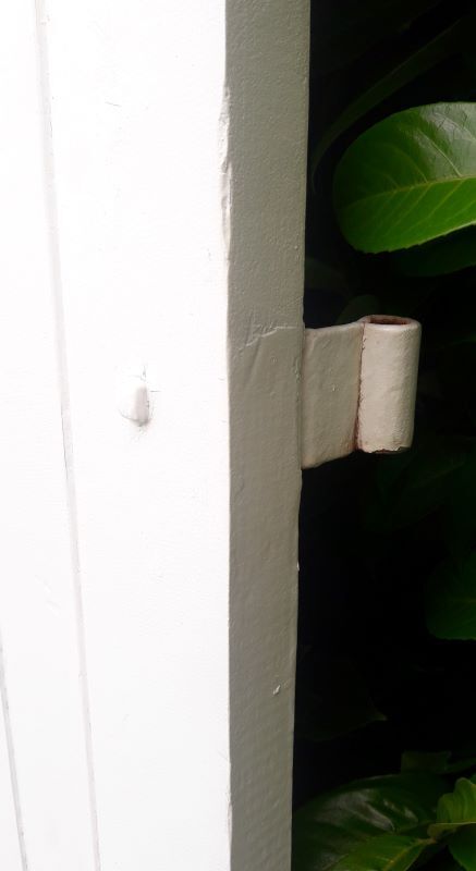 Arched shutters oak louvers H226xW277 4 leaves