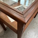 Pair of mahogany display cabinets from the 1960s