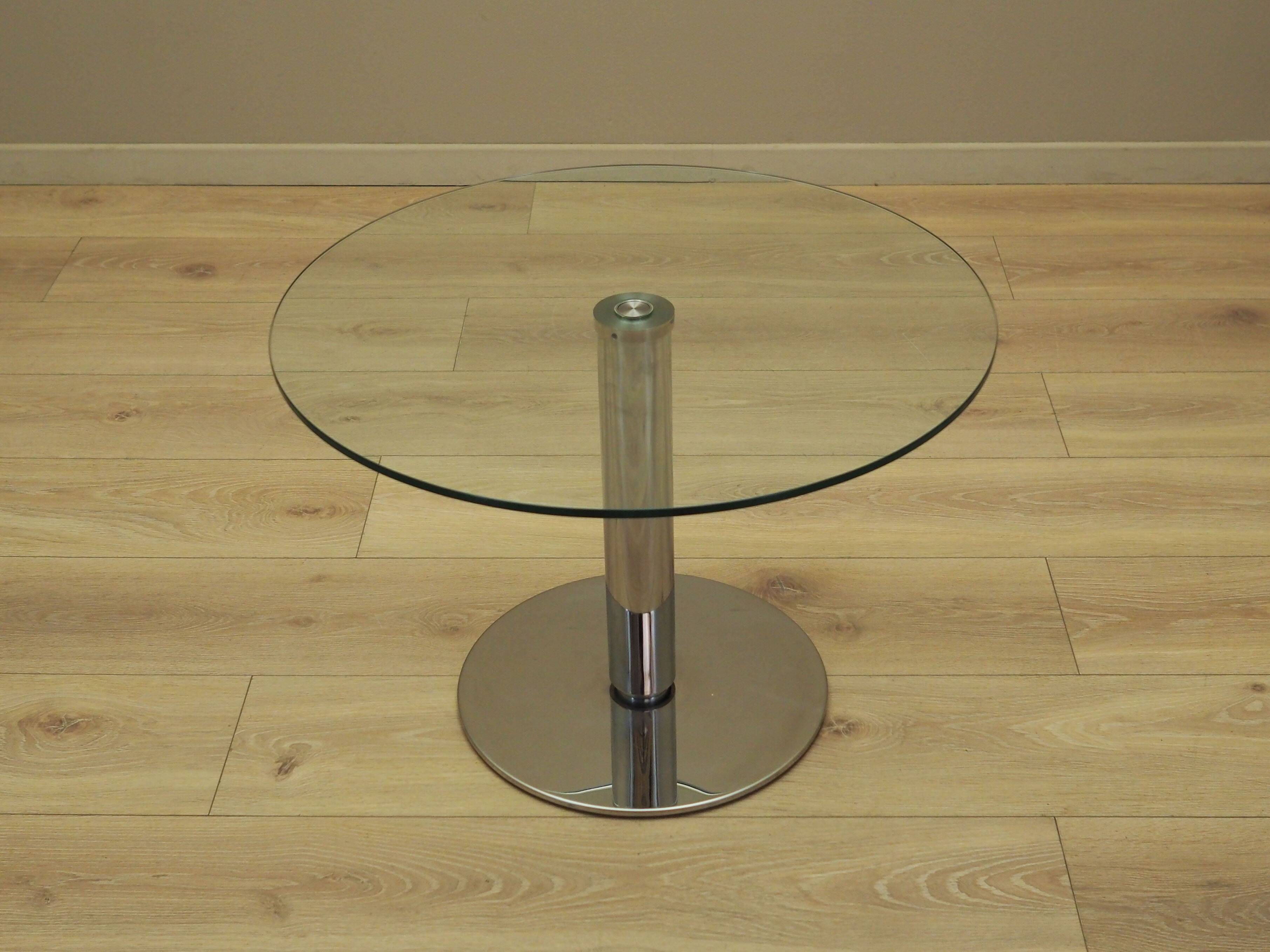 Glass coffee table, Danish design, 1970s, production: BoConcept