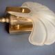 Frosted glass shell wall lamps