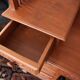 Vintage Vanity Desk, unique hand carved, Chiang Mai teak wood