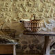 Vintage wicker basket