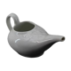 Ancien saucier en faïence blanche