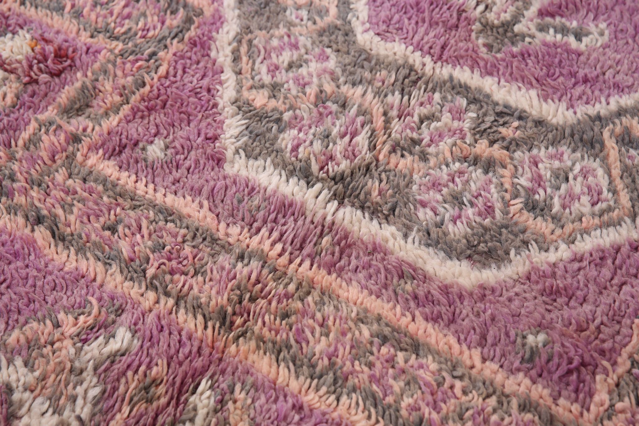 Large Vintage Moroccan Rug 178 x 362 cm - Berber Wool Rug - Handmade Rug