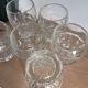 Lot de 6 petits verres années 30