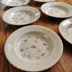 Vintage soup plates L'Amandinoise Pompadour