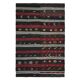 Vintage Turkish Oushak Handmade Wool Cotton Black Area Rug 257x390