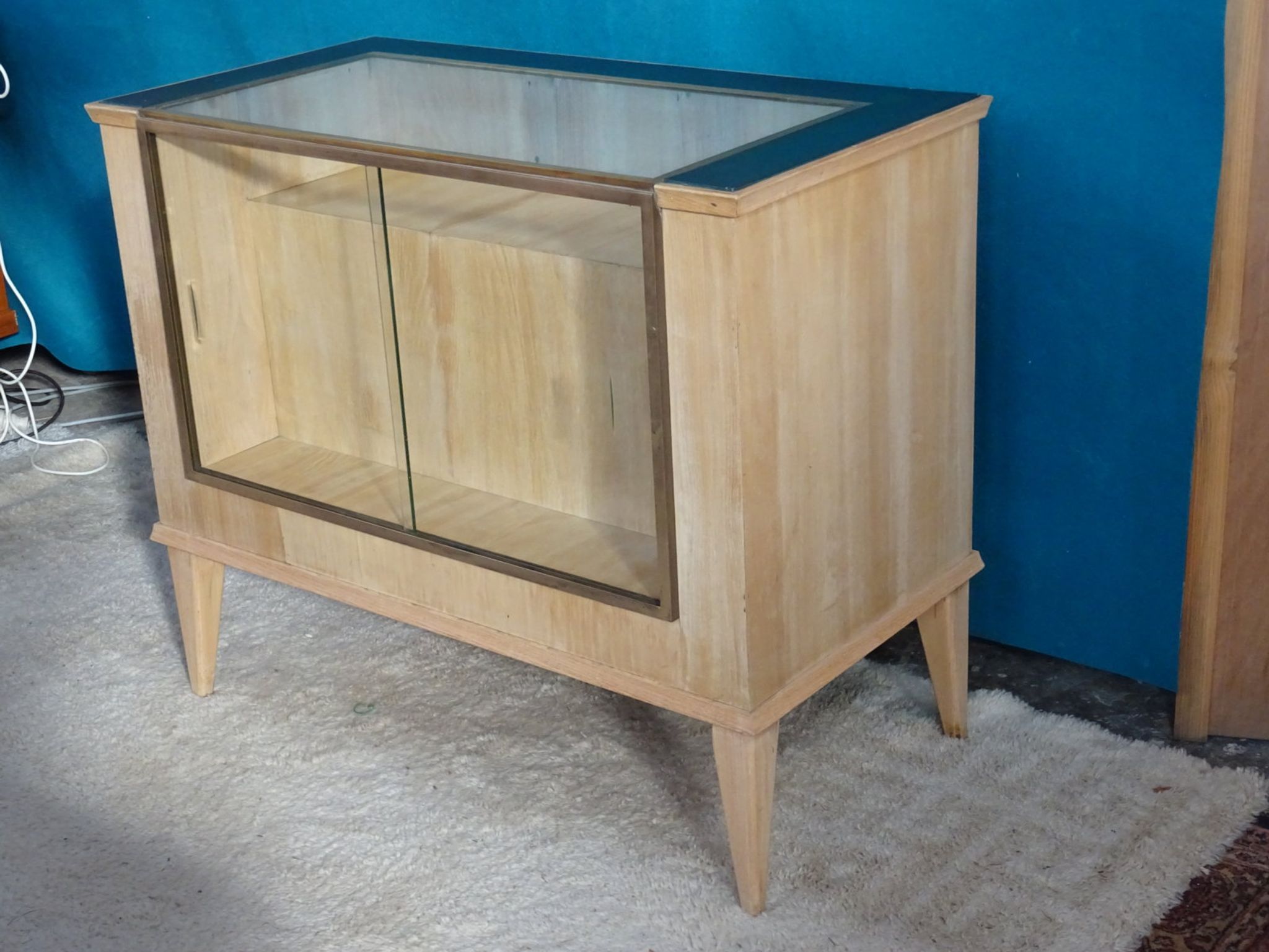 Comptoir vitrine d'horlogerie années 50