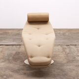 Vintage Lounge armchair reupholstered from the 1960s in the style of Knoll.