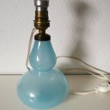 blue opaline lamp base