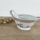 Saucière porcelain bird of paradise