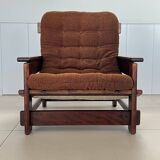 Scandinavian oak armchair, 1960s
