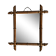 Mirror wood turned old bamboo