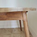 Wooden round table