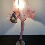 Marchand Paris glass paste lamp, Art Nouveau