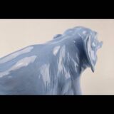 Light blue ceramic elephant