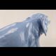 Light blue ceramic elephant